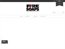 Tablet Screenshot of firesoaps.com